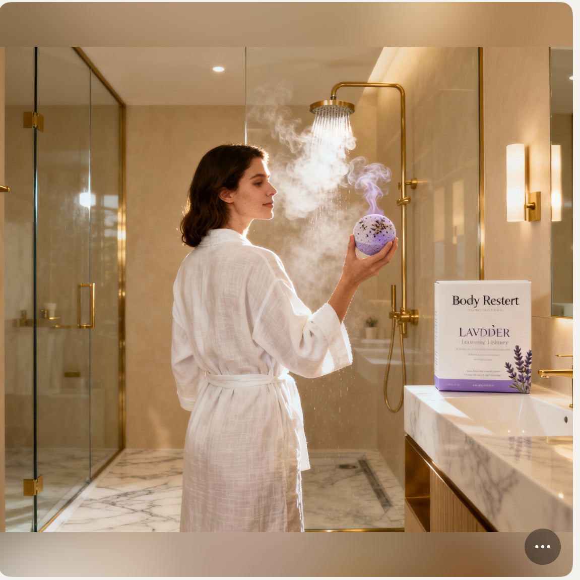 Body Restore Lavender Shower Steamers – 15 Tablets