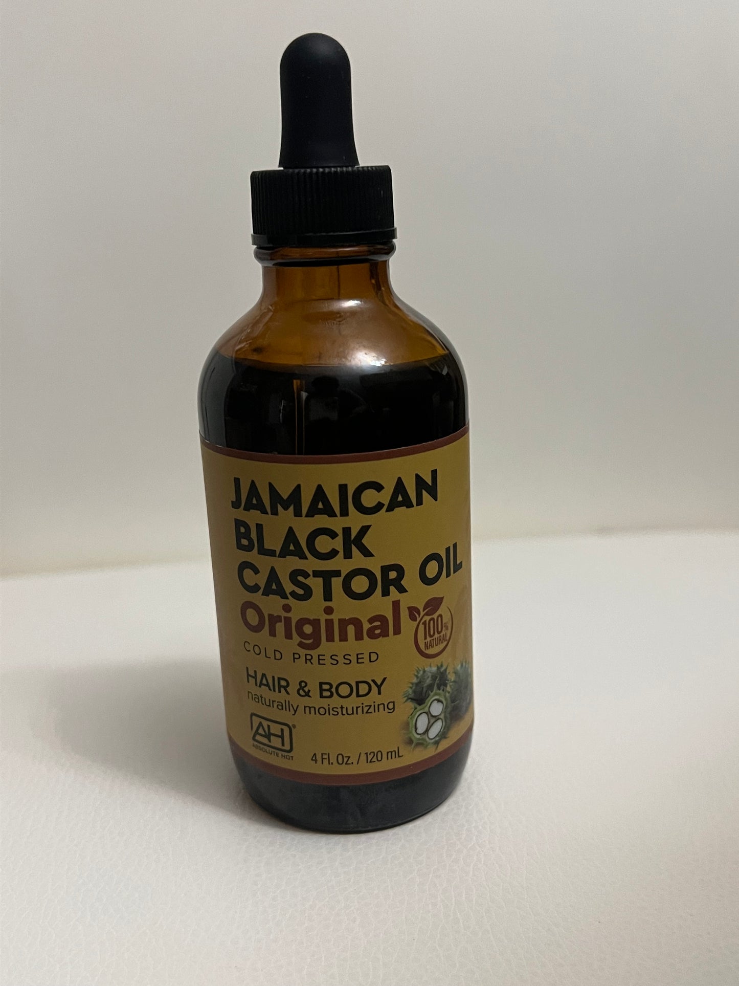 Jamaican Black Castor Oil – Original | 100% Natural, Cold-Pressed Hair & Body Moisturizer (4 oz)
