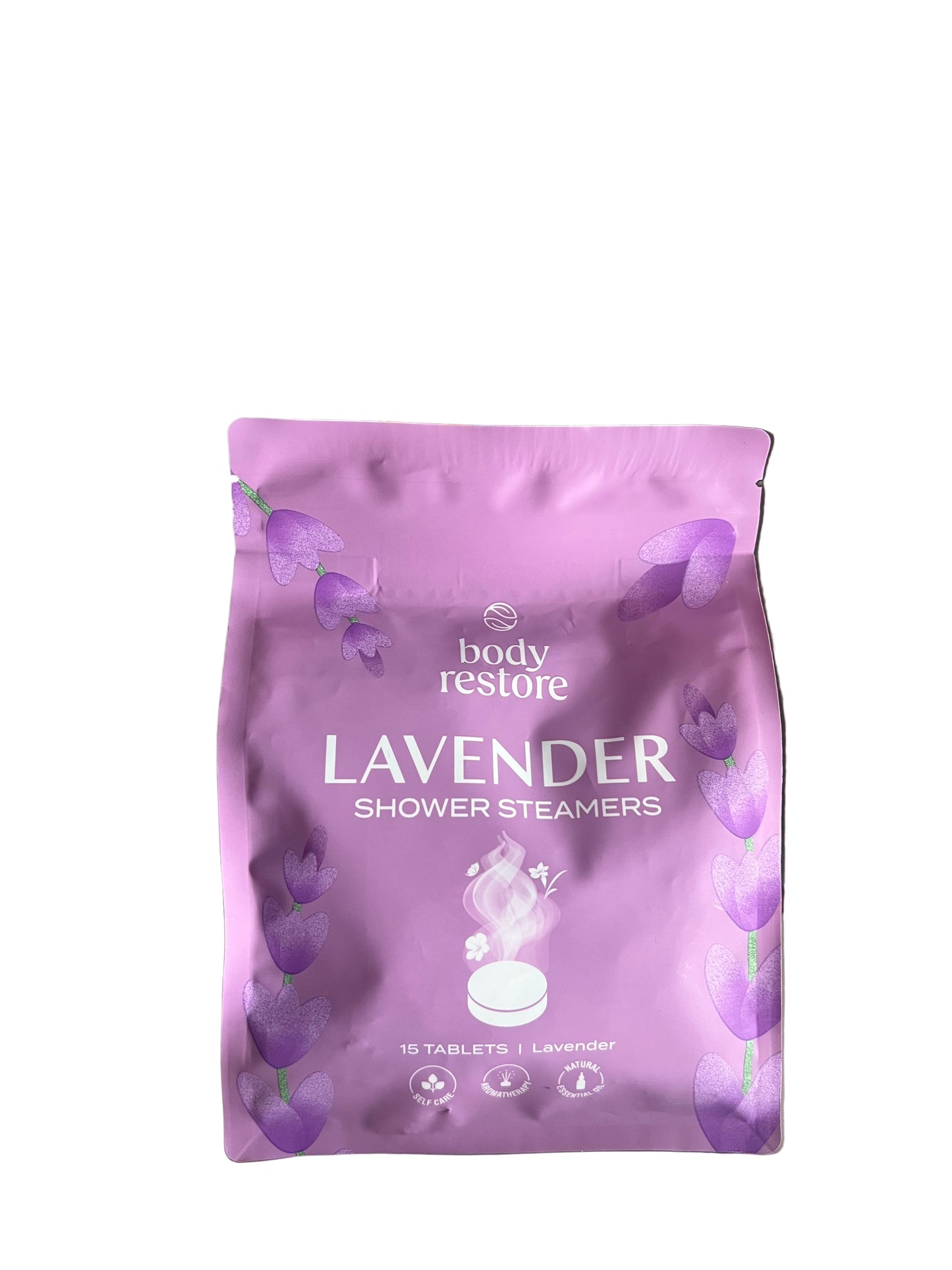 Body Restore Lavender Shower Steamers – 15 Tablets