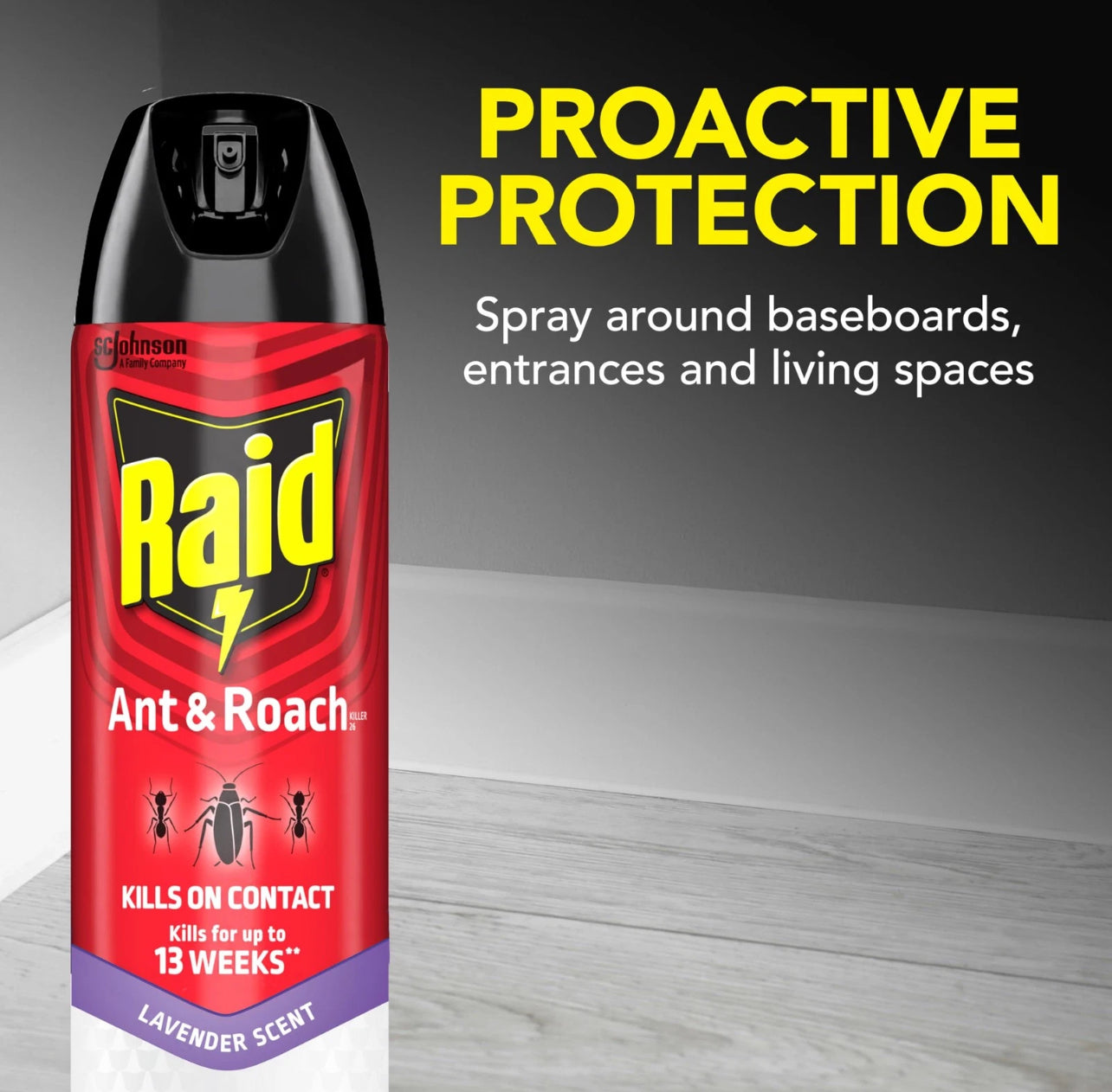 2 For $13.99 Raid Lavender Ant & Roach Spray – 17.5oz