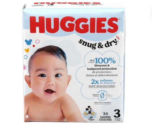 Huggies Diaper Bundle-3 parks Size 3 $30.99
