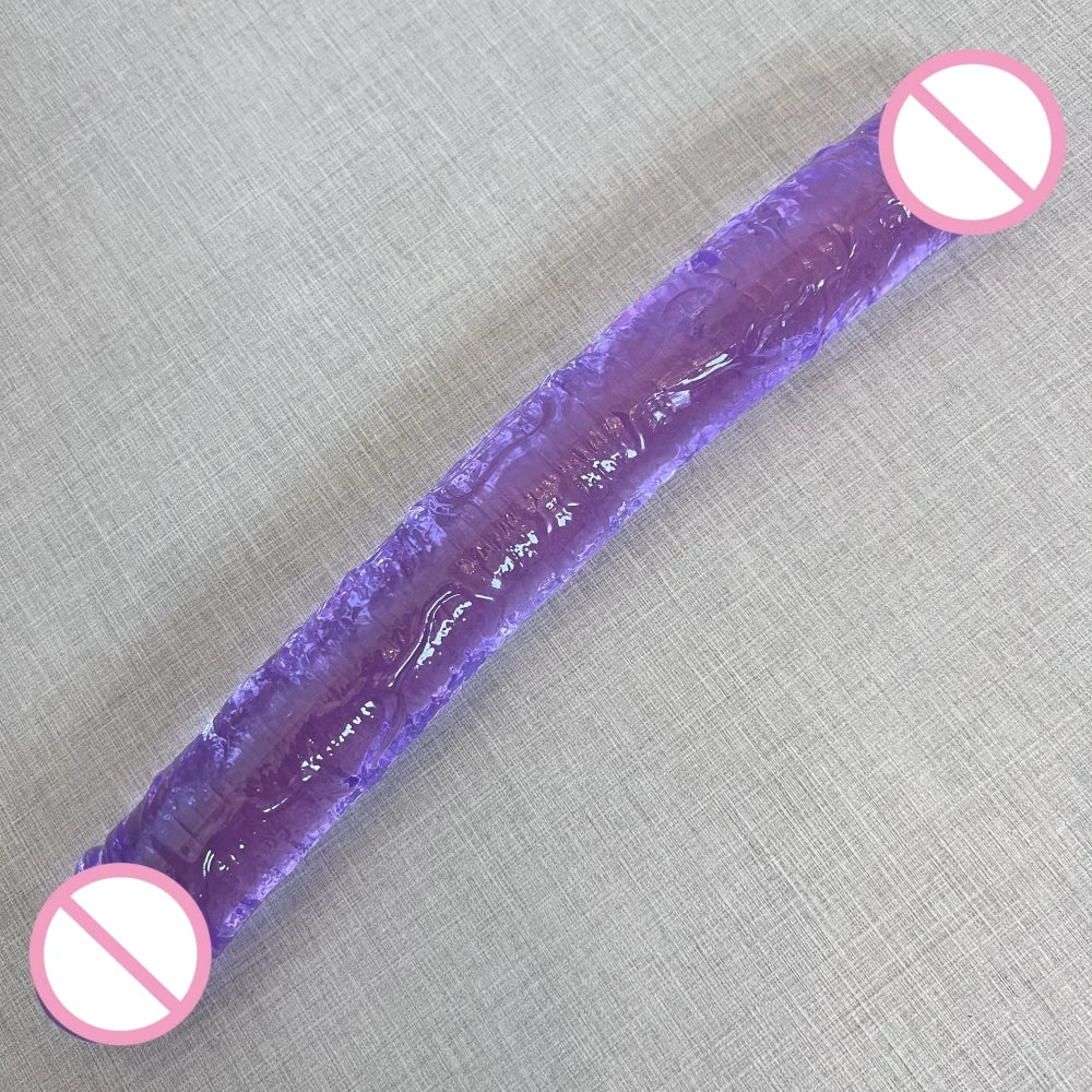 Double Dildo Realistic Penis Lesbian Couple Toys & Bullet Vibrator Sex Toys for Woman Anal Vigina Adult Sex Products