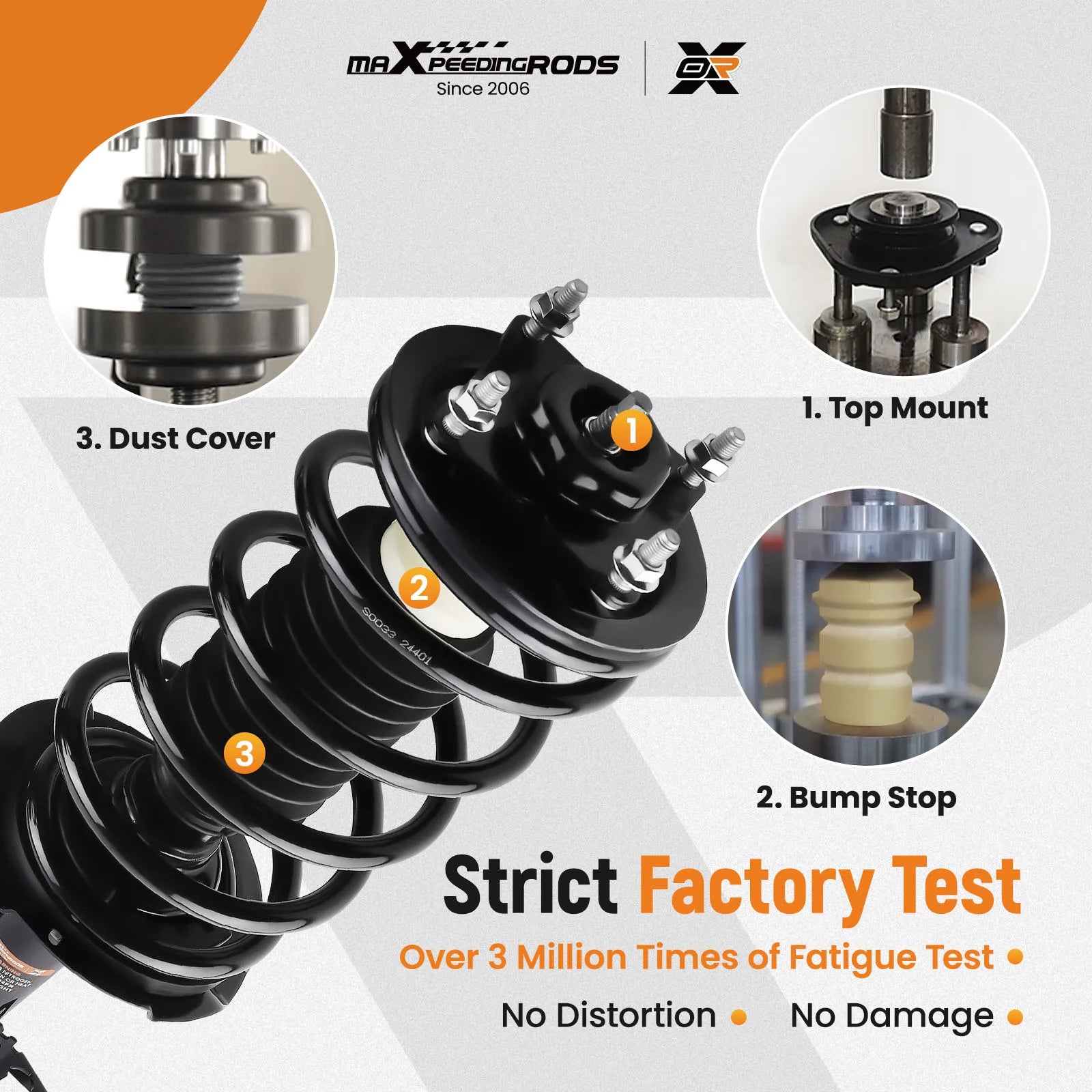 Front Complete Struts Shocks For 2001-2012 Ford Escape 2005-2011 Mercury Mariner