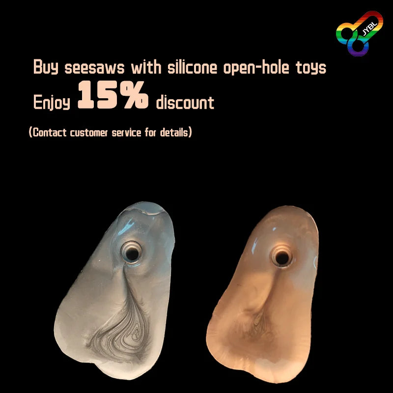 Dildo with opening, made of 100% platinum liquid silicone.