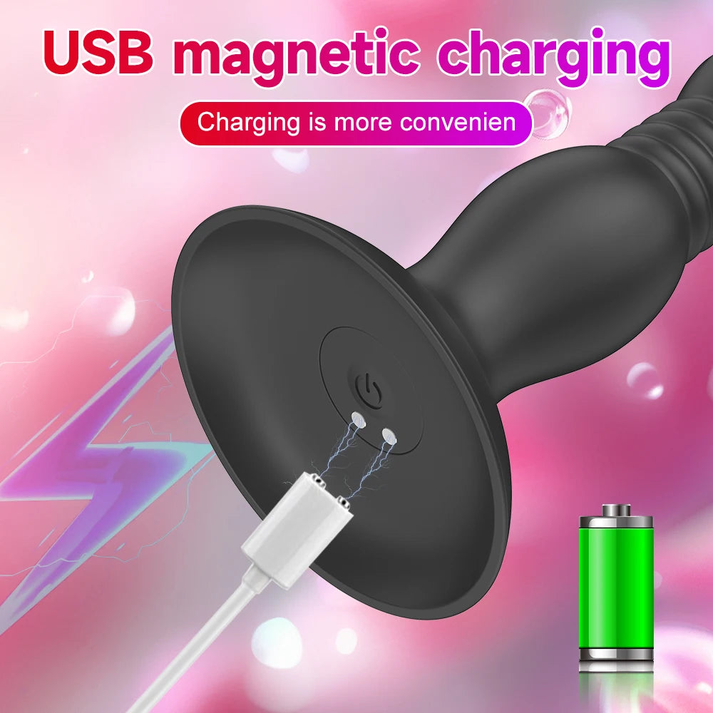 App And Remote Control Anal Vibrator Prostate Massager G-Spot Vibrator Plug Adult Sex Toy for Men Women and Couples