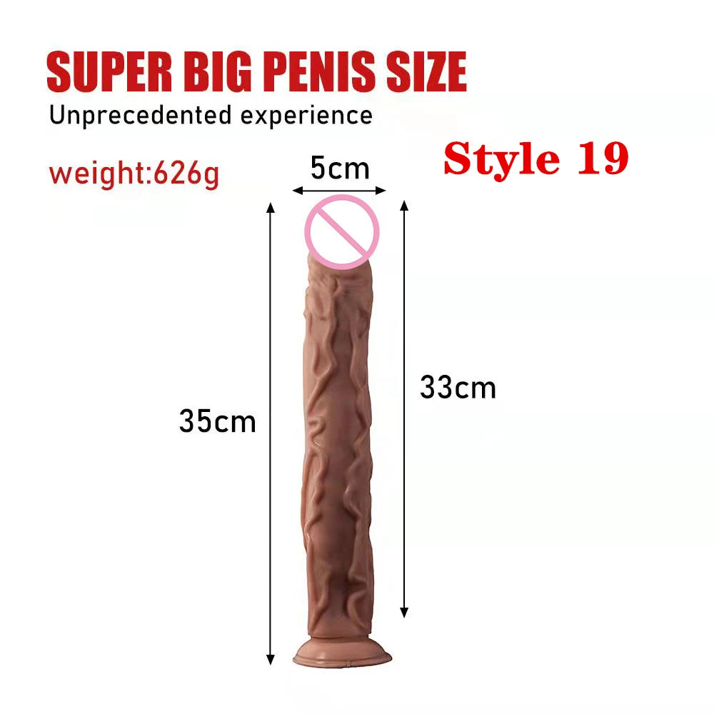 Dildo's realistic female G-spot stimulator, multi size simulated female dildo, powerful suction cup, anal plug, adult sex toy