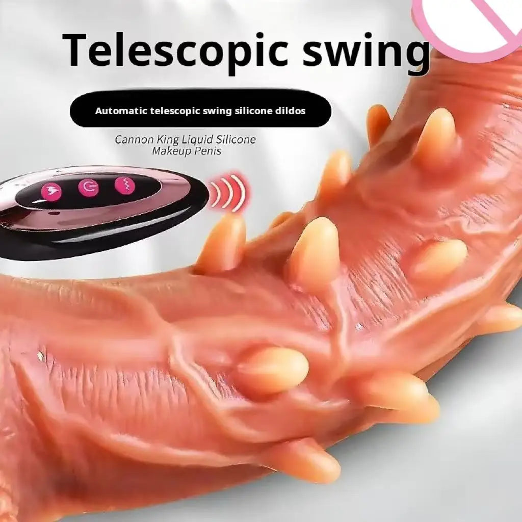 Realistic Dildo Vibrator for Women - Sexy Masturbation Adult Sex Toy with Anal Thrusting Penetration Features