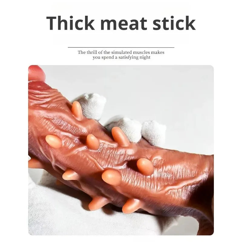 Realistic Dildo Vibrator for Women - Sexy Masturbation Adult Sex Toy with Anal Thrusting Penetration Features