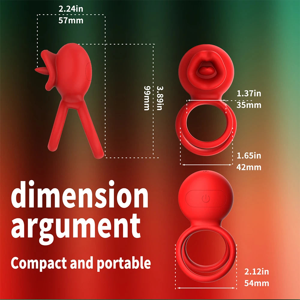 APP Control Penis Cock Ring Vibrator Testicles Clit Nipple G Spot Stimulator Penis Delayed Ejaculation  Sex Toy for Couples 18+