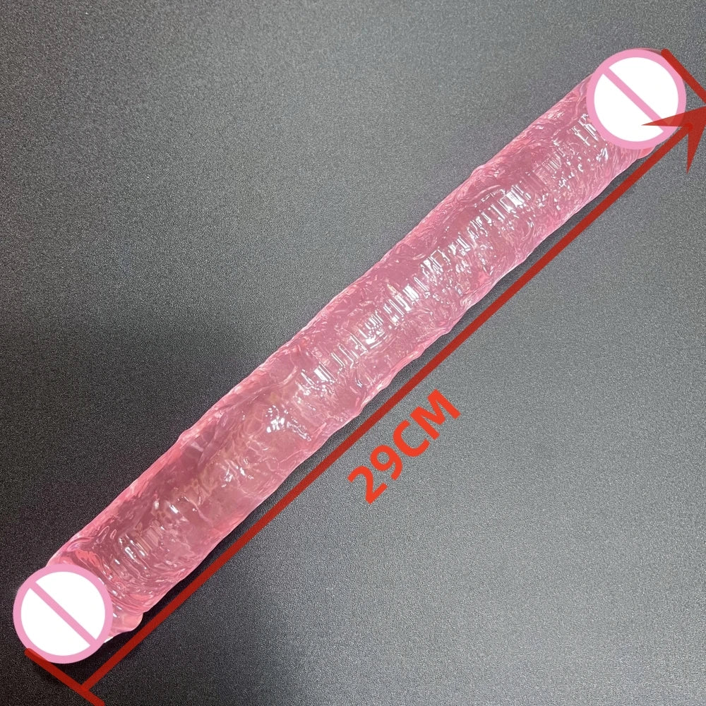 Double Dildo Realistic Penis Lesbian Couple Toys  double penetration Sex Toys for Woman Anal Vigina Adult Sex Products