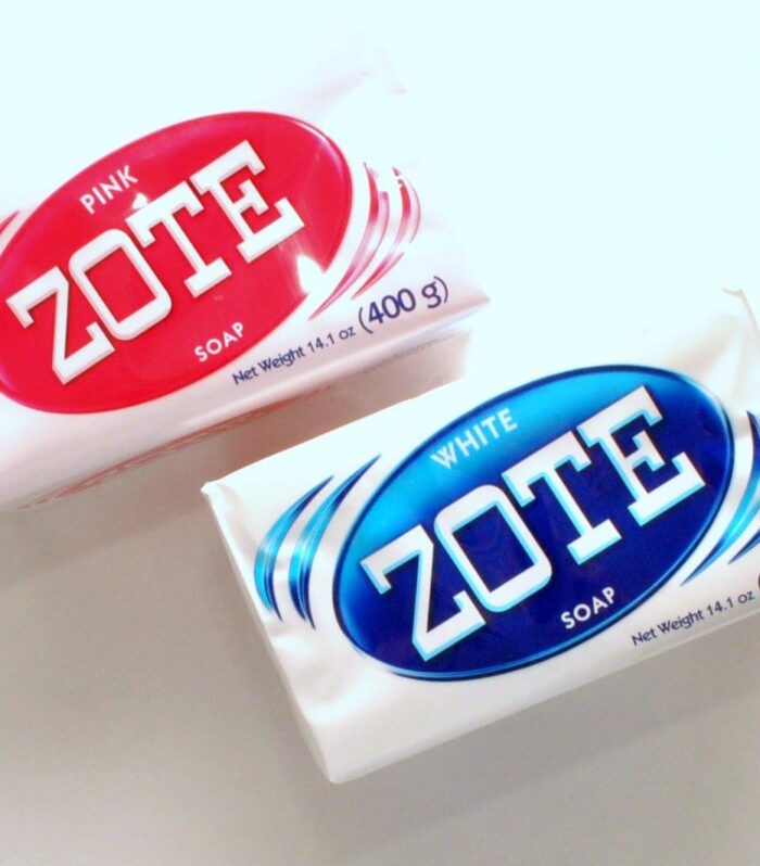Zote Laundry Bar Soap Variety Pack - White and Pink - 2 Bars