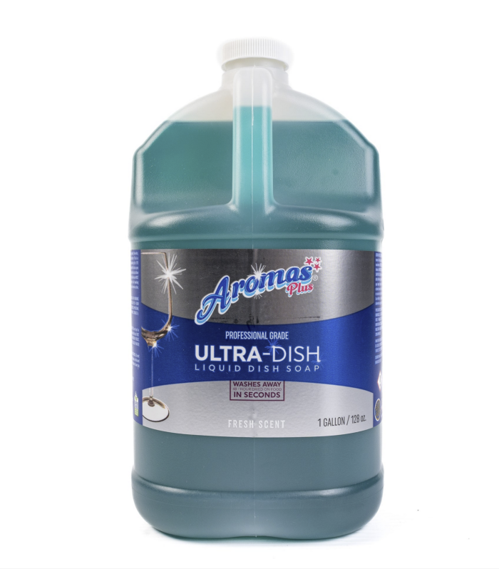 Aromas Plus Ultra Liquid Dish Soap Jabon Para Trastes 4/1 Galon