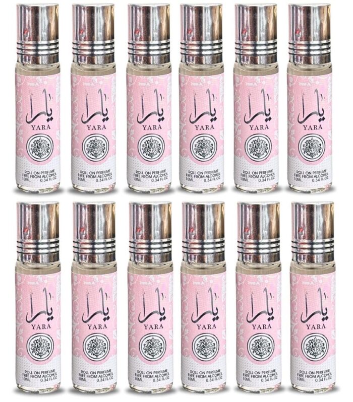 Lattafa Yara Roll-On Perfume Oil - Variations (0.34 Fl Oz (Pack Of 12))