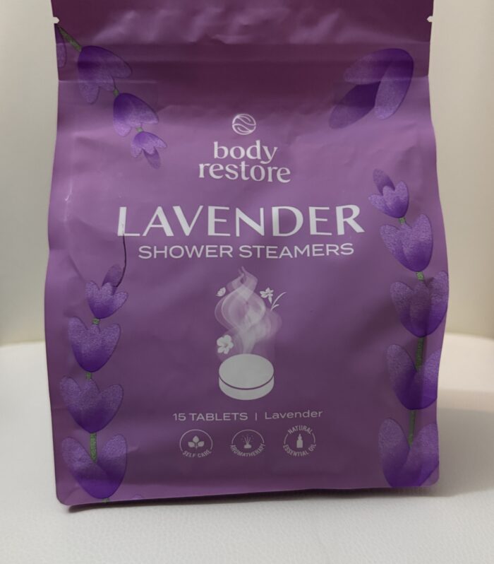 Body Restore Lavender Shower Steamers – Aromatherapy Tablets (15 Count)