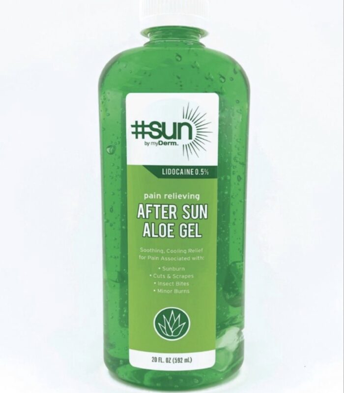 Sun by MyDerm Pain Relieving After Sun Aloe Gel, Lidocaine 0.5%, 20 FL oz (592 mL)