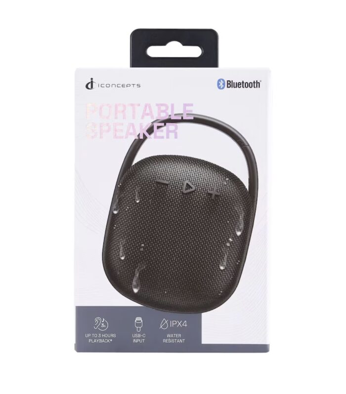 iConcepts Portable Bluetooth Speaker, 1-ct.